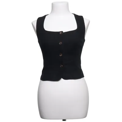 Kostuumgilet (Zwart) van New Look Linnen, Polyester, Viscose