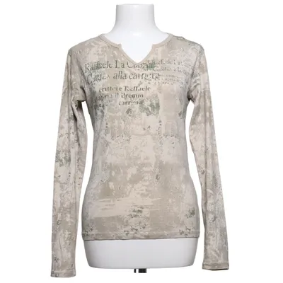 Langærmet t-shirt (Beige, Grøn) fra Terrific Active Bomuld, Elastan