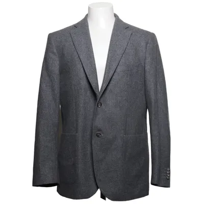 Blazer (Grijs) van Boggi Milano Viscose, Wol