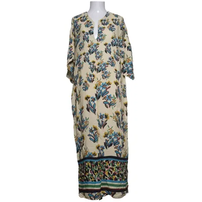 Jurk (Beige, Blauw, Meerkleurig) van Toupy Viscose