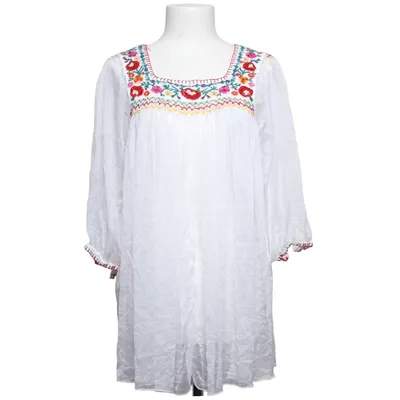Beach dress (White, Multicolored) from Magic Woman Viscose