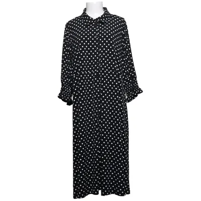 Blousejurk (Zwart, Wit) van Yoek Elastaan, Polyester