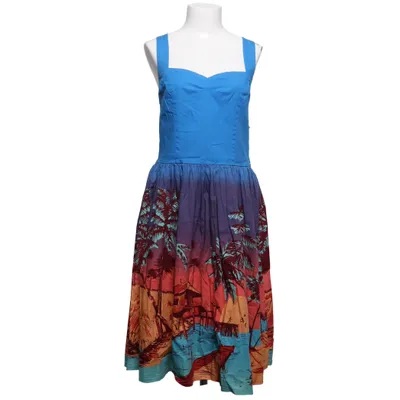 Robe (Bleu, Multicolore) de Banned Apparel Coton, Élasthane