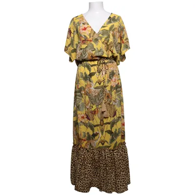 Långklänning (Gul, Flerfärgad) från Norah Polyester