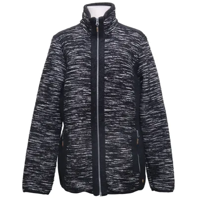 Fleece jacket (Black, White) from CMP Acrylic, Polyester, Viscose, Wool