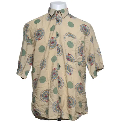 Short sleeve shirt (Beige, Multicolored) from Linea Verde