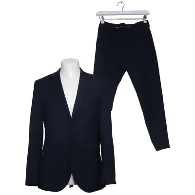 Jakkesæt (Blå) fra Riley Elastan, Polyester, Uld