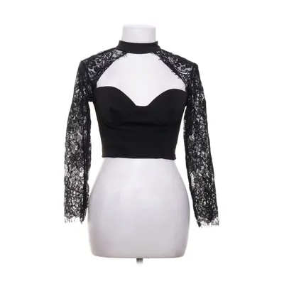 Crop top (Sort) fra Show Lai Bomuld, Polyester