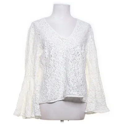 Blus (Vit) från Zara Woman Bomull, Polyamid, Viskos