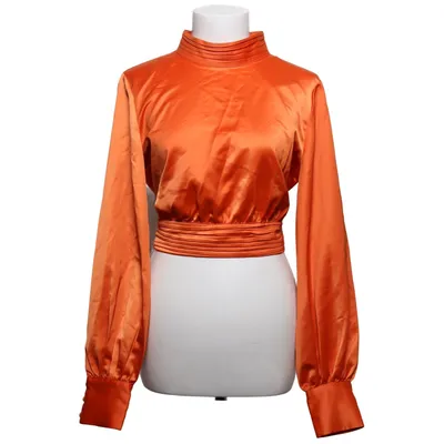 Blouse (Orange) from The Fashion Fraction x NA-KD Elastane, Polyester