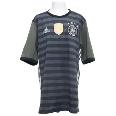 Maillot de football (Gris, Vert, Noir) de Adidas Polyester recyclé