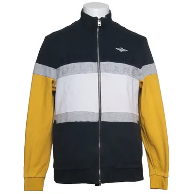 Jacka (Svart, Vit, Gul) från Aeronautica Militare Bomull, Elastan