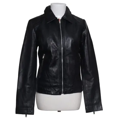 Leather jacket (Black) from Kangaroos Leather, Polyester
