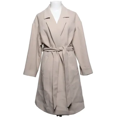 Frakke (Beige) fra Gusto Elastan, Polyester, Viscose