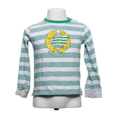 Long sleeve T-shirt (White, Green) from Hammarby IF Cotton