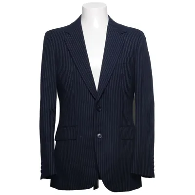 Blazer (Blue) from Rang Royale Polyester, Wool