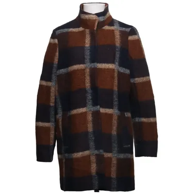 Manteau (Marron, Bleu, Gris) de Bernd Berger Acrylique, Laine