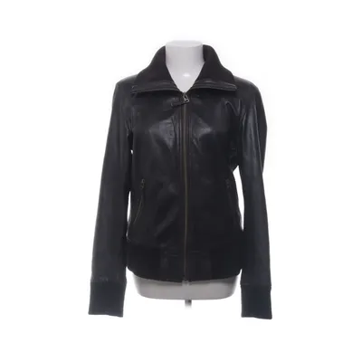 Leather jacket (Brown) from Bruno Zaragoza Polyester, Leather
