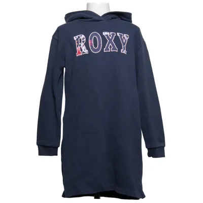 Hood dress (Blue, Multicolored) from Roxy Girl Cotton, Polyester
