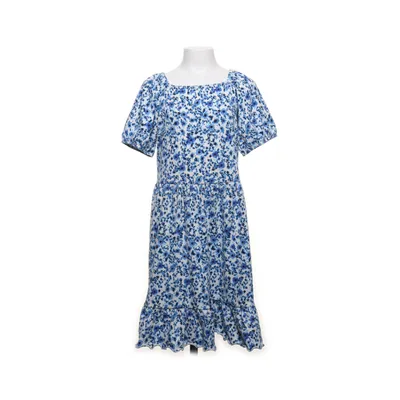 Klänning (Blå, Vit, Flerfärgad) från Lindex Kids Elastan, Polyester