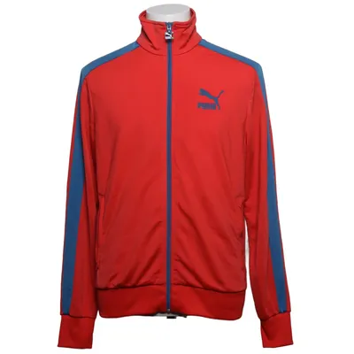 Träningsjacka (Röd, Blå) från Puma Elastan, Polyester