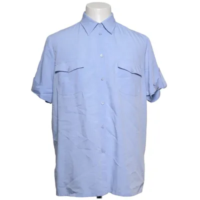 Short sleeve shirt (Blue) from DeVille Cotton, Polyester, Viscose