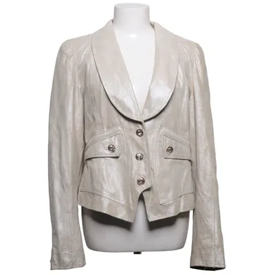 Læderblazer (Sabella C18112001) fra InWear Polyester, Ruskind