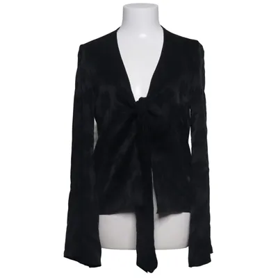 Wrap cardigan (Black) from Djerf Avenue Cupro, Viscose
