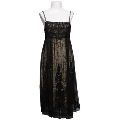 Cocktailkjole (Sort, Beige) fra Nicowa Polyamid, Viscose