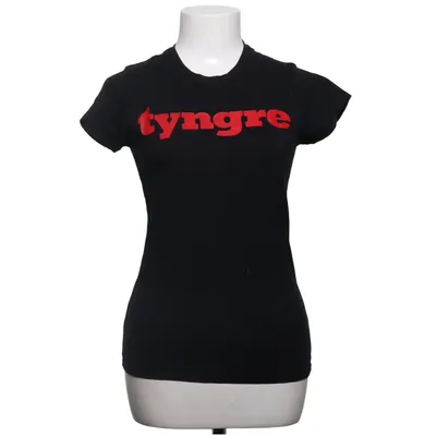 T-shirt (Sort, Rød) fra Gildan Softstyle Bomuld