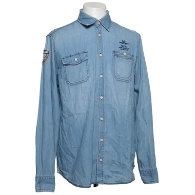 Jeanshemd (Blau) von New Zealand Auckland Baumwolle