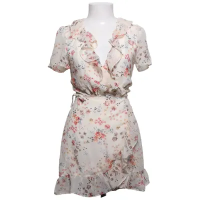 Robe portefeuille (Blanc, Multicolore) de Honey Punch Polyester, Viscose