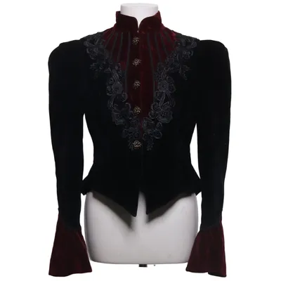 Jacket (Black, Red) from Punk Rave Polyester
