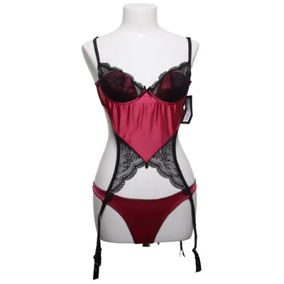 Body (Lila, Zwart) van Jolidon Katoen, Elastaan, Polyamide, Polyester, Polyurethaan