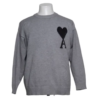 Pull-over (Gris) de AMI Paris Coton, Élasthane