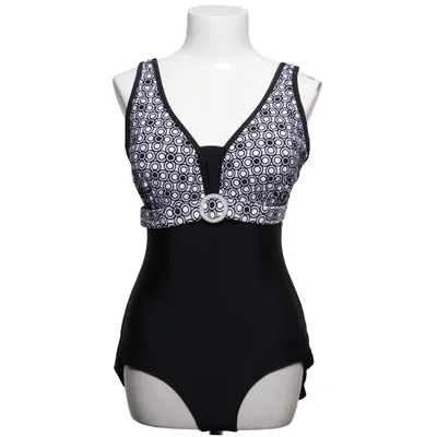 Maillot de bain une pièce (Noir, Blanc) de Shamp Élasthane, Polyamide