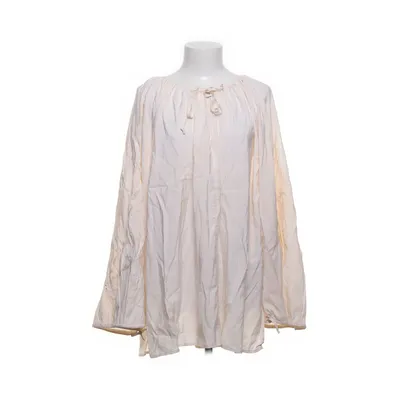 Strikblouse (Beige) van H&M Trend Polyester, Viscose