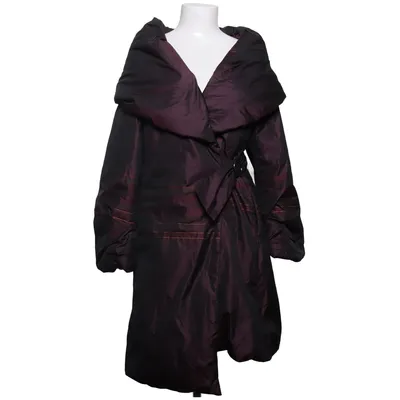 Winter coat (Brown, Red) from Marimekko Polyester, Polyurethane