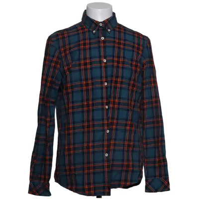 Chemise en flanelle (Bleu, Orange, Multicolore) de WE Coton