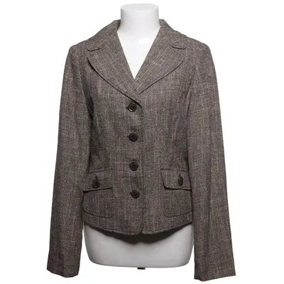 Blazer (Bruin) van Zero Acetaat, Polyester, Viscose