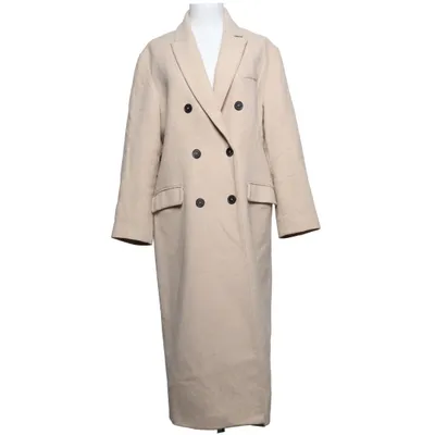 Coat (Beige) from Zara Polyamide, Wool