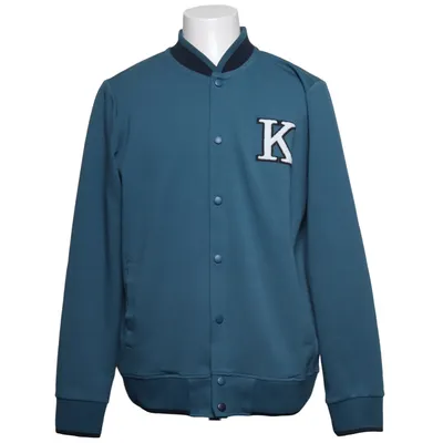 Bomber jacket (Blue) from Keystone Apparel Cotton, Elastane, Polyester