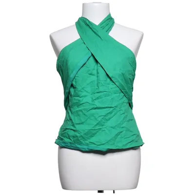 Haltertop (Groen) van Love, Bonito Katoen, Linnen, Viscose