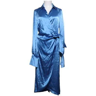 Wickelkleid (Blau) von Aéryne Acetat, Polyester