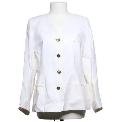 Blazer (Wit) van Gaddi's Viscose
