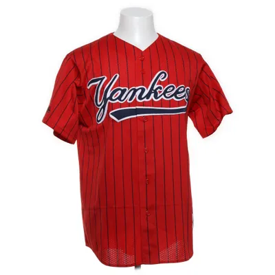 Baseballtröja (Röd, Blå, Vit) från Majestic Polyester