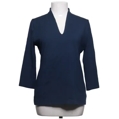 Blouse (Blauw) van Akris Katoen, Elastaan, Zijde
