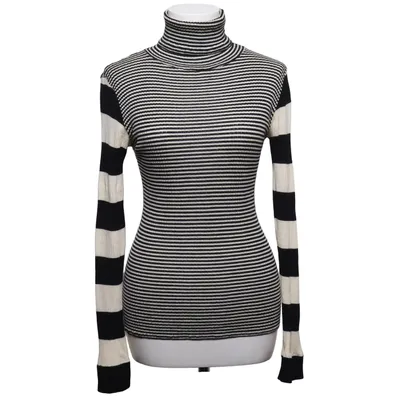 Rollkragenpullover (Schwarz, Weiß) von Sonia by Sonia Rykiel Merinowolle