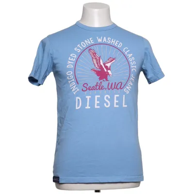 T-shirt (Blå) från Diesel Jeans Bomull, Polyester