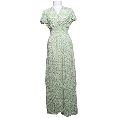 Maxi jurk (Groen, Wit) van Conos Katoen, Polyester